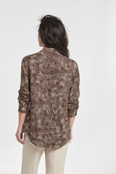 PRINTED VISCOSE BASIC GADEA SHIRT